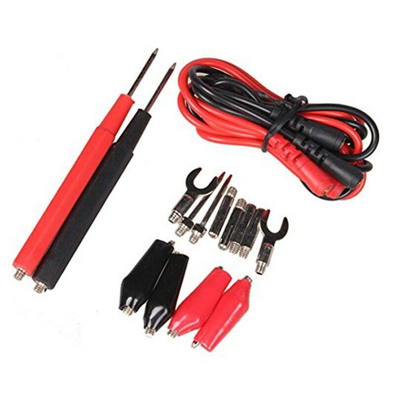 1 Set Multifunction Digital Multimeter Probe Test Lead Cable Alligator Clip V2N3