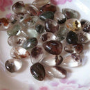 Natural Ghost Phantom Quartz Crystal Gems Specimen Healing Pendant T