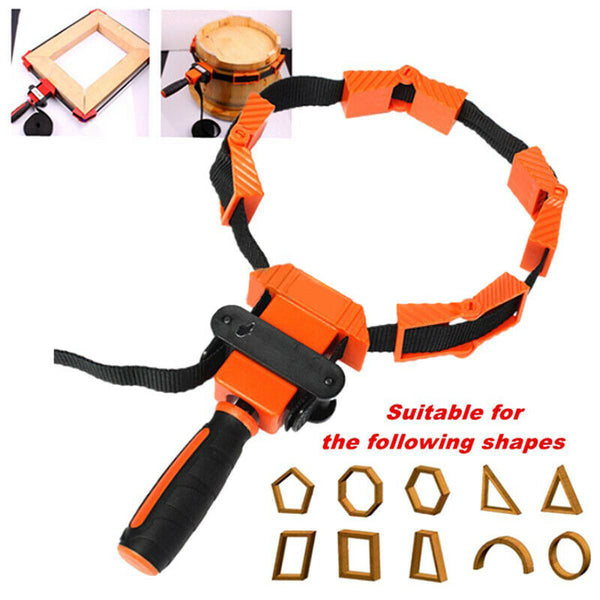 Woodworker Photo Frame with Strap Clamp Holder Miter Vise Ratchet Angle Cla W7F8