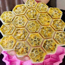 19 Cell Silicone Bee Honeycomb Chocolate Soap Candle Mold mould Bakeware M4M5
