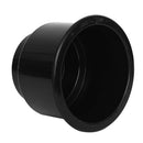 Black No Holes Recessed Cup Drink Holder for Sailing/Marine/Boat/Car/RV