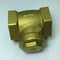 Durable Brass Spring Check Non-Return Horizontal Type Valve Size DN32 Thread