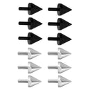 12x M5 Motorcycle Windshield Screws Spike Bolts Nuts Assembly Replacements