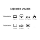 HDMI Splitter 1080P Video HDMI Switcher 1X2 Split 1 in 2 Out Cable Adapter