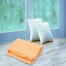 70x140cm Absorbent minifiber Drying Beach Bath Towel Shower Glove (Orange)