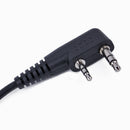 2 Pin Acoustic Ear Tube Headset Earpiece For Kenwood Baofeng TYT Two-Way Radio