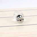 2 x Handle Button with Air Bubble for Cabinet Door Drawer - Transparent K9K4