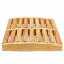 Wooden Foot Roller Wood Care Massage Reflexology Relax Relief Massage, 9 Ro