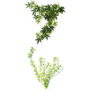 2Pcs Artificial Leaf Vine Reptile Vivarium Landscaping Ornament Decor Hiding