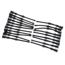 20x 65mm Anti Vibration Flexible Rubber Silicone For PC Case Fan Mounts Screw LJ