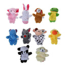 16pc History Finger Puppets 10 Animals 6 People Family Members Educational