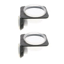 2x Reptile Feeding Dish Food Water Bowl Feeder Bowl Tray Suction Cup