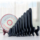 11 inch Acrylic Easel Bowl Plate Photo Frame Holder Book Display Stand Black