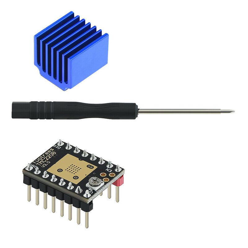 TMC2208 V3.0 Silent Stepper Motor Driver StepStick DIY & Heat Sink Limit Switch