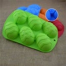 6 Cavity Easter Egg Shaped Bakeware Mold Dessert Silicone Cake Baking ToolsFD
