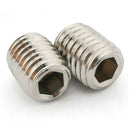 M3x4mm Stainless Steel Hex Socket Set Cap Point Grub Screws 50pcs A8T5