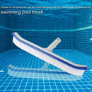 18 Inch Outdoor Pool Wall Brush Swimming Pool Cleaning Tool Aluminum Handle