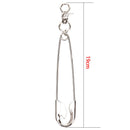 Unisex Punk Metal Wallet Belt Chain Rock Pants Keychain Pin Ring Clip Keyr SA3C
