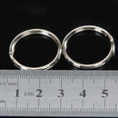 50PCS 25mm DURABLE Split Rings KEY CHAIN CRAFT FINDING DIY SUPPLIES
