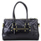 Black hand hold PU leather rock scratch with a small bear Handbag for women R4N9