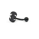 1Pc Fashion Steel Bat Man Belly Button Ring Navel Bar Stud Piercing Jewelry new