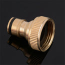 1/2" Brass Threaded Garden Water Pipe Tap Adapter Faucet Quick Connect Fittings