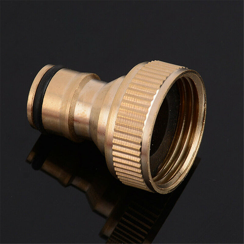 1/2" Brass Threaded Garden Water Pipe Tap Adapter Faucet Quick Connect Fittings