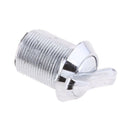 Uiversal Cabinet Desk Drawer Keyless Thumb Turn Lock with Chrome Finish 20mm