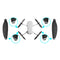 Propellers For DJI Mavic Mini Drone CW CCW 4726F Quick Release Foldable Props bs