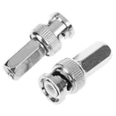 5 x Twist On BNC Male RF Coax Connector for CCTV RG59 Cable Security Camera