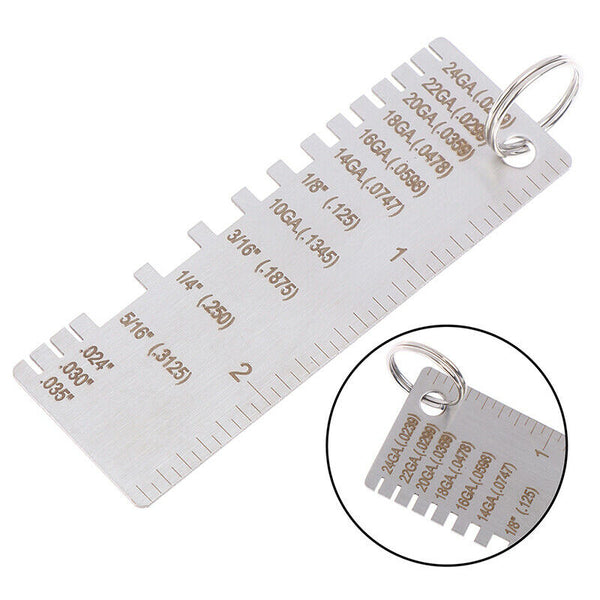 Metal Sheet Thickness Gauge Welding Gage Soldering Inspection Tools Welder  N Tw