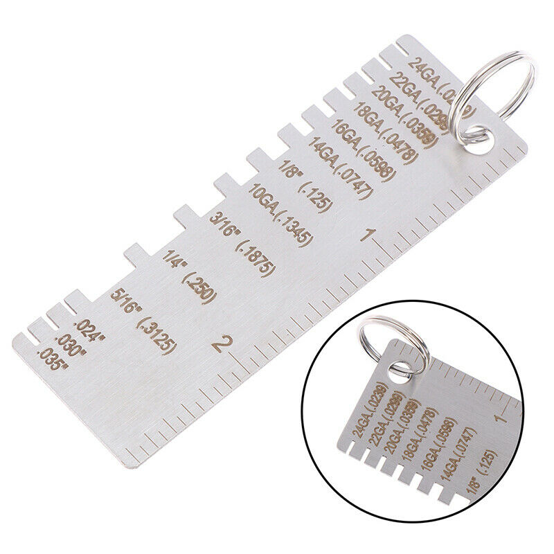 Metal Sheet Thickness Gauge Welding Gage Soldering Inspection Tools Welder  N Tw