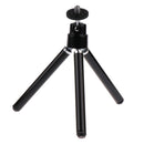 Universal Compact Extra-long Extended Mini Tripod Stand for Phone  black