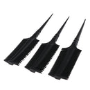3pcs 3-ways color brush professional salon hair tint tool coloring dye comb