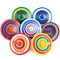 15x Wooden Spinning Top Montessori Intelligence Development Toys Multicolor