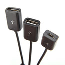 Multifunctional OTG Data Line Tablet Phone Micro usb Hub Splitter OTG Adapt MO