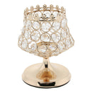 15cm Bling Crystal Votive Tealight Candle Stick Wedding Centerpieces Decor