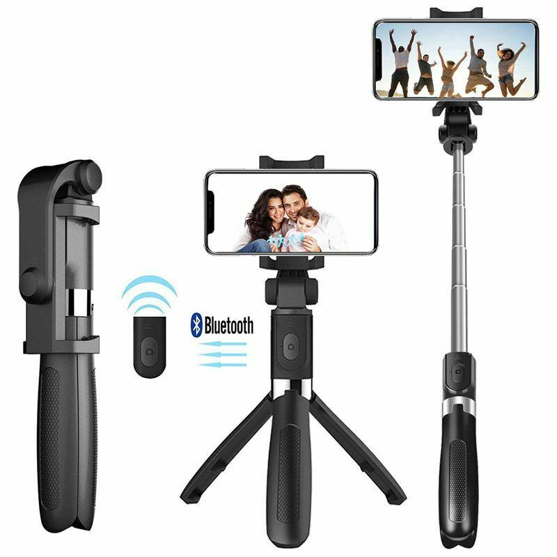 Portable Lightweight Selfie Stick, Bluetooth Selfie Stick Tripod with Remov Y1V9