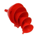 5PCS Plastic Funnel Fill Liquid Lab Car Petrol Oil Fuel Water Kitche Dlwo