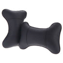 2pcs PU Leather Car Auto Seat Cover Head Neck Rest Cushion Headrest Pillow  H5F9