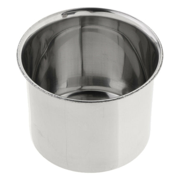 4pcs Bird Feeders Parrot Stainless Steel Cups Container Food Bowl For Macaw