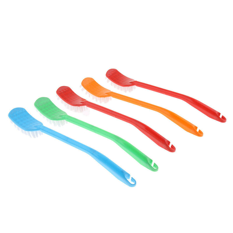 5Pcs Plastic Handle Sponge Brush Scrub Floor Tile Glass Home Bathroom BIrd Cage