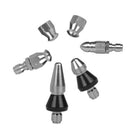 4Pcs M1/4inch Pressure Washer Drain Sewer Cleaning Pipe Jetter Spray Nozzle