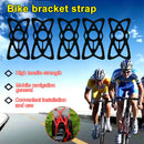 5pcs/set Bike Phone Holder Soft Silicone Elastic Strap Stand Hands Free Non Slip