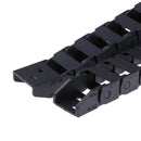 10 x 20mm Black Plastic Drag Chain Cable Carrier For CNC Router Mill M&O