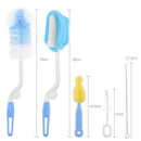 Baby Bottle Brushes Set Sponge Nipple Pacifier Milk Feeder Cleaner (5pcs)