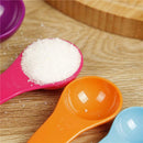 5pcs/set Colorful Plastic Measuring Spoons Useful Sugar Cake Baking Spoon