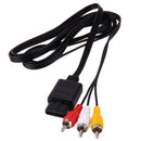 1.8m 6FT AV TV RCA Game Video Cable Cord for Snes Nintendo 64 N64 A