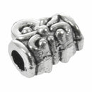 80 Pcs Tone Wire Tube Spacer Beads Bail 4x7mm