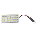 T10 5050 24SMD LED Panel Car Interior White Light Festoon Dome Lamp Blub